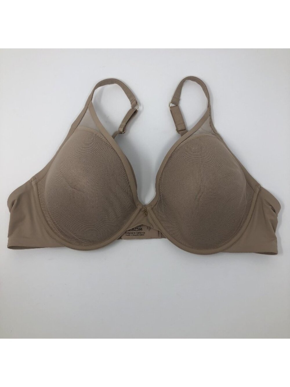 Third Love 24/7 Classic Contour Plunge Bra Size 42C Nude